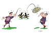 Cartoon: Kopfball (small) by RABE tagged fußball,ball,sport,bundesliga,trainer,fc,bayern,münchen,entlassung,nagelsmann,rabe,ralf,böhme,cartoon,karikatur,pressezeichnung,farbcartoon,tagescartoon,hintertür,tabellenführung,tuchel,trainerwechsel,salihamidzic,oliver,kahn,rauswurf,meistertitel,meisterschale,dortmund