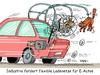 Cartoon: Ladestation Elektroautos (small) by RABE tagged girokonto,jedermann,banken,geldinstitute,geldautomat,cashpkw,auto,kraftfahrer,elektroautos,elektromobil,ladestation,elektroladestation,verkehrsminister,industrie,rabe,ralf,böhme,cartoon,karikatur,pressezeichnung,farbcartoon,tagescartoon,laufrad,hund,katze