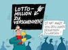 Cartoon: Lottomillion (small) by RABE tagged linke,kassel,strategiekonferenz,parteiprogramm,rote,rabe,ralf,böhme,cartoon,karikatiur,pressezeichnung,farbcartoon,tagescartoon,rixinger,erschießung,reiche,lottomillionäre,sandra,lust