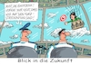 Cartoon: Luftraumüberwachung (small) by RABE tagged grüne,annalena,baerbock,robert,habeck,kanzlerkandidatin,rabe,ralf,böhme,cartoon,karikatur,pressezeichnung,farbcartoon,tagescartoon,kurzstreckenflüge,solarzellen,flugzeuge,luftraumüberwachung,corona,piloten,cockpit