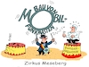 Cartoon: Manege frei (small) by RABE tagged digitalisierung,mobilfunk,mobilfunknetz,mobilfunkbetreiber,mobilfunkmasten,schaden,rabe,ralf,böhme,cartoon,karikatur,pressezeichnung,farbcartoon,tagescartoon,zirkus,manege,dompteur,schloß,meseberg,bundeskabinett,bürger,bürgerargwohn,michl,dillema,infokampagne,kommunikationsinitiative