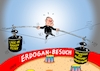 Cartoon: Manege frei zum Schlagabtausch (small) by RABE tagged israel,nahost,hamas,palästina,gazastreifen,erdogan,türkei,staatsbesuch,deutschland,scholz,kanzler,ampel,rabe,ralf,böhme,cartoon,karikatur,pressezeichnung,farbacrtoon,tagescartoon,manege,zirkus,balanceakt,balance,drahtseil,drahtseilakt,flüchtlingsdeal,eu,flüchtlingsunterbringung