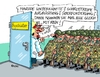 Cartoon: Marodes (small) by RABE tagged bundeswehr,soldaten,verteidigungsministerin,von,der,leyen,ausstattung,waffen,unterkünfte,kasernen,schrott,ausrüstung,arbeitsbedingungen,rabe,ralf,böhme,cartoon,karikatur,pressezeichnung,tagescartoon,heer,material,überforderung