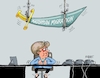 Cartoon: Master and Commander (small) by RABE tagged merkel,kanzlerin,bundestag,befragung,fragestunde,rede,antwort,parteien,abgeordnete,rabe,ralf,böhme,cartoon,karikatur,pressezeichnung,farbcartoon,tagescartoon,masterplan,asyl,migration,csu,union,spaltung,nein,schicksalsfrage,druck,asylkampfabstimmung