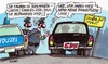 Cartoon: Maut (small) by RABE tagged maut,vignette,seehofer,csu,cdu,merkel,kanzlerin,autobahn,autofahrer,ausländer,pkw,straße,rabe,ralf,böhme,cartoon,karikatur,pressezeichnung,farbcartoon,uneinigkeit,koalitionsverhandlungen,ramsauer,verkehrsminister,eu,brüssel,schlangenlinien,polizei,steuer,