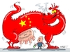 Cartoon: Melker Olaf (small) by RABE tagged usa,china,peking,aussenminister,drache,drachenrabe,ralf,böhme,cartoon,karikatur,pressezeichnung,farbcartoon,tagescartoon,schnee,bank,frost,eiszapfen,kälte,diplomatie,außenminister,qui,regierungskonsultationen,olaf,scholz,bundeskanzler,konsultationen,berlin,kanzleramt,euter,melker,melkschemel,melkeimer,rohstoffe,absatzmärkte,handelsbeziehungen