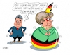 Cartoon: Merkelstehauf (small) by RABE tagged merkel,kanzlerin,union,spd,gabriel,kanzlerkandidat,bundestagswahl,kanzler,rabe,ralf,böhme,cartoon,karikatur,pressezeichnung,farbcartoon,tagescartoon,spielzeug,clown,stehaufmännchen