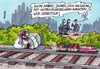 Cartoon: Modelltalibahn (small) by RABE tagged anschlag,anschlagserie,modellflieger,modellflugzeug,modelleisenbahn,terroristen,terroranschlag,sprengstoffanschlag,polizei,sek,bahnbahnschiene,eisenbahn,rabe,ralf,böhme,cartoon,karikatur,pressezeichnung,farbcartoon,anschlagspläne,islamisten,fernsteuerung,