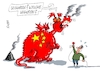 Cartoon: Monsterdrachen (small) by RABE tagged china,peking,menschenrechte,boykott,winterspiele,olympiade,rabe,ralf,böhme,cartoon,karikatur,pressezeichnung,farbcartoon,tagescartoon,uiguren,pekin,menschenrechtsverletzung,lager,kz,minderheit,chinese,internierungslager,drachen,feuer,asche,qualm,rauchwolke