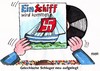 Cartoon: Mouskouri (small) by RABE tagged griechenland,athen,rettungsschirm,euro,eurokrise,schuldenschnitt,parlament,parlamentswahlen,sozialisten,abstimmung,nazis,faschisten,schiff,segler,lp,schallplatte,schlager,cover,plattencover,nana,mouskourie