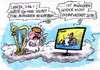 Cartoon: München Ja (small) by RABE tagged winterspiele,wintersport,olympiabewerbung,ioc,durban,witt,bundespräsident,wulff,cdu,franz,beckenbauer,fußball,münchen,bayern,alpen,olympiastadt,aloisius,wolke,himmel,harfe,luhja,nachrichten,tv,news,zusage