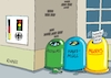 Cartoon: Murkscontainer (small) by RABE tagged gas,gassparen,gasnotstand,gasgeben,sanktionen,gasspeicher,gasheizung,rabe,ralf,böhme,cartoon,karikatur,pressezeichnung,farbcartoon,tagescartoon,robert,habeck,putin,ukrainekrieg,wumms,doppelwumms,grüne,ampel,heizungstausch,wärmewende,murks,abfall,ausschuß,abfallcontainer,wärmepumpen