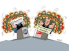 Cartoon: Muskelspiele (small) by RABE tagged erdogan,akp,istanbul,bürgermeisterwahl,damoklesschwert,sultan,rabe,ralf,böhme,cartoon,karikatur,pressezeichnung,farbcartoon,tagescartoon,neuwahl,rennen,chp,imamoglu,yildirim,glühbirne,glühfaden,usa,besuch,trump,pfau,muskel,muskelspiele,eu,sanktionen,terror,terroristen,is,anhänger,kämpfer,deutschland,abschiebung,drohung,flüchtlinge,syrien