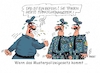 Cartoon: Musterpolizeigesetz (small) by RABE tagged musterpolizeigesetz,innenminister,innenministerkonferenz,dresden,schleierfahndung,is,terrorgefahr,terrorsperren,überwachung,fußfesseln,rabe,ralf,böhme,cartoon,karikatur,pressezeichnung,farbcartoon,tagescartoon,polizei,befehl,polizeieinsatz,uniform,muster,punkte,pünktchen