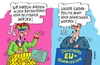 Cartoon: Närrisches (small) by RABE tagged eu,europa,brüssel,kommission,juncker,kommissionspräsident,kommisare,rabe,ralf,böhme,cartoon,karikatur,pressezeichnung,farbcartoon,tagescartoon,karneval,narren,bütt,büttenredner,elfterelfter