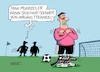 Cartoon: nike und adidas (small) by RABE tagged fussball,wm,klimafreundlich,klimaneutral,kontinente,ball,fußball,spieler,druck,fifa,katar,winter,weltmeisterschaft,em,europameisterschft,deutschland,sport,sponsor,sponsoring,sportbekleidung,trikots,fussballschuhe,anbieterwechsel,adidas,nike