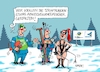 Cartoon: Nochmal Strafrunde (small) by RABE tagged biathlon,weltcup,oberhof,dauerregen,regen,schneemangel,wintersport,rabe,ralf,böhme,cartoon,karikatur,farbcartoon,pressezeichnung,tagescartoon,medaille,medaillenregen,deutschland,medaillenspiegel,strafrunde,sado,maso,masochisten,schmerzen,peitsche,schläge