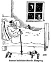 Cartoon: Nordic Sleeping (small) by RABE tagged walking,sleeping,nordic,nordicwalking,nordicsleeping,schlafen,laufen,bett,stöcke,walkingstöcke,laufstöcke,bettdecke,schlaf,schlafzimmer,nacht,mond,mondschein,fitness,lauftraining,gesundheit,laufband,waldlauf,ausdauersportart,sport,ausdauerlauf,lauftechnik