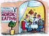 Cartoon: Nordiceating (small) by RABE tagged gastronomie,erlebnisgastronomie,gaststätte,gasthaus,gasthof,restaurant,nordic,walking,eating,kellner,bedienung,mann,frau,ehepaar,trinkgeld,speisekarte,essen,trinken,teller,besteck,messer,gabel,tischtuch,ober,oberkellner,wein,kerze,dinner,candlelightdinner