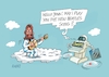 Cartoon: Now and then english (small) by RABE tagged chatgpt,intelligenz,roboter,ki,volker,wissing,fdp,rabe,ralf,böhme,cartoon,karikatur,pressezeichnung,farbcartoon,tagescartoon,himmel,wolke,gitarre,both,john,lennon,beatles,schallplatte,song,hit,paul,mccartney,liverpool,popgruppe