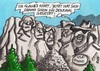 Cartoon: NSA in Rock (small) by RABE tagged nsa,mount,rushmore,mountrushmore,geheimdienste,nsaaffäre,affäre,präsidenten,usa,obama,abhörskandal,rock,felsen,denkmal,rabe,ralf,böhme,cartoon,karikatur,pressezeichnung,farbcartoon,felsformation,lincoln,abraham,geheimdienstler,merkel,handy,datensicherung,