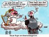 Cartoon: Oberlandesgericht (small) by RABE tagged oberlandesgericht,münchen,bayern,zschäpe,nsu,prozess,nazi,neonaziprozess,neonazi,nazitrio,nazimorde,dönermorde,richter,juristen,befangenheitsantrag,ralf,böhme,rabe,cartoon,karikatur,pressezeichnung,sicherheitspereich,sicherheitszone,polizei,gerichtsgebäud