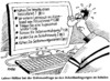 Cartoon: Onlineumfrage (small) by RABE tagged lehrer,schule,bildungswesen,bildung,pisastudie,schulklasse,lehrerzimmer,kultusminister,schulsystem,umfrage,online,onlineumfrage,arbeit,arbeitsbedingungen,arbeitsklima,mobbing,herz,herzinfarkt,lehrerpult,alarmknopf,polizeirevier,polizeiwache,weste,schutzwe