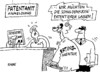 Cartoon: Patentamt (small) by RABE tagged patentamt,patent,patentlösung,anmeldung,ratingagentur,fitch,moodys,harabstufung,euro,krise,eurokrise,schuldenkrise,eu,griechenland,athen,rettungsschirm,pleite,staatspleite,deitsche,bank,kanzlerin,merkel,cdu,finanzminister,bundesregierung,schäuble,banken,a