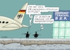 Cartoon: Pflughafen (small) by RABE tagged hauptstadtflughafen,ber,flughafen,schönefeld,tempelhof,regierungsterminal,terminal,rabe,ralf,böhme,cartoon,karikatur,pressezeichnung,farbcartoon,tagescartoon,klöckner,agrarministerin,flieger,maschine,pilot,pflug,acker,corona,landebahn