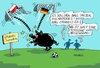 Cartoon: Polen ganz offen (small) by RABE tagged fußball,em,paris,nationalelf,löw,reus,ruby,brandt,bellarabi,rabe,ralf,böhme,cartoon,karikatur,pressezeichnung,farbcartoon,tagescartoo,auswahl,orakel,orakelschwein,polen,deutschland,unentschieden