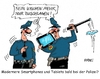 Cartoon: Polizeiausrüstung (small) by RABE tagged polizei,polizisten,smartphones,tablets,wischer,flüchtlingslager,flüchtlingskrise,belastungsgrenze,polizeieinsatz,hooligans,rabe,ralf,böhme,cartoon,karikatur,pressezeichnung,farbcartoon,tagescartoon,knüppel,uniform,technik