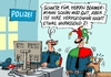 Cartoon: Polizeischutz (small) by RABE tagged erdogan,merkel,türkei,böhmermann,satire,schmähgedicht,staatsaffäre,justiz,strafprozess,rabe,ralf,böhme,cartoon,tagescartoon,farbcartoon,ministerpräsident,flüchtlingskrise,polizei,polizeischutz,personenschutz,satiresendung