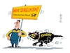 Cartoon: Postapokalyptisches (small) by RABE tagged post,gewerkschaft,streik,tariferhöhung,dhl,postzusteller,briefträger,corona,rabe,ralf,böhme,cartoon,karikatur,pressezeichnung,farbcartoon,tagescartoon,pakete,briefe,wertsendungen,empfänger,kunden,porto,hund