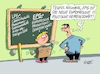 Cartoon: Produktionsgenossenschaft (small) by RABE tagged gas,gassparen,gasnotstand,gasgeben,sanktionen,gasspeicher,gasheizung,rabe,ralf,böhme,cartoon,karikatur,pressezeichnung,farbcartoon,tagescartoon,robert,habeck,putin,ukrainekrieg,eu,brüssel,epg,lpg,ddr,produktionsgenossenschaft,landwirt,vereinigung,schule,schüler,lehrer,schultafel,klassenzimmer