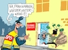 Cartoon: Raubritter (small) by RABE tagged merz,kanzler,koalition,union,spd,klingbeil,cartoon,karikatur,pressezeichnung,farbcartoon,tagescartoon,db,bahn,frühling,frühjahr,frühjahrsputz,ice,zug,blumenkasten,blumenkästen,esc,songcontest,warken,reform,pflege,pflegereform,pflegeversicherung,beitragszahler,raubritter,überfall,raubzug,sanierungskonzept,polizist