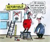 Cartoon: Reformflut (small) by RABE tagged bundesregierung,merkel,kanzlerin,cdu,mutti,angie,kanzleramt,berlin,spree,hauptstadt,reform,reformhaus,reformvorschläge,bürgerdialog,deutschland,handlungsvorschläge,euro,krise,arbeitslosigkeit,konjunktur,bürger,probleme,bundesadler,handwerker,regierungsspr