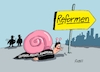 Cartoon: Reformschneckenhaus (small) by RABE tagged rbb,schlesinger,intendantin,chefin,öffentlich,rechtlicher,rundfunk,patricia,rabe,ralf,böhme,cartoon,karikatur,pressezeichnung,farbcartoon,tagescartoon,gebührenzahler,rücktritt,reformen,zuschauer,schnecke,schneckenhaus,wegweiser,schneckentempo