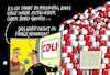 Cartoon: Rettungsringelei (small) by RABE tagged cdu,landtagswahlen,thüringen,erfurt,wahldebakel,akk,rücktritt,kanzlerkandidatur,rabe,ralf,böhme,cartoon,karikatur,pressezeichnung,farbcartoon,tagescartoon,rettung,bord,parteimitglieder,rettungsringe