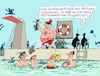 Cartoon: Rettungsschwimmer (small) by RABE tagged rettungsschwimmer,bademeister,schwimmbad,personalmangel,basin,zoo,meeresaquarium,seiteneinsteiger,rabe,ralf,böhme,cartoon,karikatur,pressezeichnung,farbcartoon,tagescartoon,fische,fütterung,sprungbrett,sommer,hitze,hitzerekord,abkühlung,hasselhoff,baywatch,rettungsring