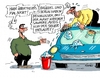 Cartoon: Sauber hinbekommen (small) by RABE tagged maut,berlin,brüssel,dobrindt,csu,mautgebühren,steuererlass,steuervergünstigungen,autobahn,gebühren,rabe,ralf,böhme,cartoon,karikatur,pressezeichnung,farbcartoon,tagescartoon,pkw,autowäsche,schaum,politur,eimer