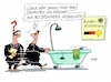 Cartoon: Sauberer Bundespräsident (small) by RABE tagged bundespräsident,bundespräsidentenwahl,steinmeier,gauck,spd,rabe,ralf,böhme,cartoon,karikatur,pressezeichnung,farbcartoon,tagescartoon,bundesrat,wahlmänner,wahlfrauen,sozialdemokrat,ungewaschen,badewanne,reichstag,seife,waschlappen,bundesversammlung,linke,kandidat,grüne,sozialdemokraten,piraten,sonneborn