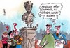 Cartoon: Schavanschlawinerin (small) by RABE tagged schavandenkmal,schavan,bundesbildungsministerin,betrug,plagiat,plagiatsaffäre,guttenberg,studium,uni,doktorarbeit,rabe,ralf,böhme,cartoon,karikatur,düsseldorf,wissenschaftsstreit,prüfverfahren,fakultät,fakultätsrat,gutachter,verfahren,doktor,doktortitel,e