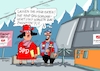 Cartoon: Schlusslicht (small) by RABE tagged zugspitze,gipfel,zugspitzbahn,seilbahn,bahnstation,schlußlicht,klausurtagung,berge,rabe,ralf,böhme,cartoon,karikatur,pressezeichnung,farbcartoon,tagescartoon,union,spd,cdu,csu,vorhaben,regierungsgipfel,erörterung,familei,wohnung