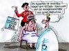 Cartoon: Schmerzhaftes (small) by RABE tagged merkel,kanzlerin,bundesregierung,cdu,koalition,umweltminister,röttgen,rauswurf,wahldebakel,landtagswahl,nrw,wahlniederlage,energiewende,atomausstieg,spd,umfrage,sonntagsumfrage,ard,politbarometer,wählergunst,umfragetief,arzt,doktor,sprechzimmer,diagnose,s