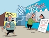 Cartoon: Schnelltest to go (small) by RABE tagged virus,corona,pandemie,coronakrise,rabe,ralf,böhme,cartoon,karikatur,pressezeichnung,farbcartoon,tagescartoon,viren,virenschutz,mundschutz,desinfektion,föderal,föderalismus,ländersache,schnelltest,coronatest,laschet,nrw,gütersloh,schlachthof,tönnies,markus,söder,csu,münchen,bayern,ministerpräsident,coffee,to,go