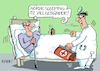 Cartoon: Schönheitsschlaf (small) by RABE tagged arzt,patient,schlaf,nordic,walking,sleeping,rabe,ralf,böhme,cartoon,karikatur,pressezeichnung,farbcartoon,tagescartoon,bett,doktor,hausarzt,schönheitsschlaf,stöcke