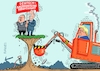 Cartoon: Scholz wird angebaggert (small) by RABE tagged usa,washington,senat,demokraten,republikaner,esel,elefant,haushal,haushaltsbeschluss,übergangshaushalt,rabe,ralf,böhme,cartoon,karikatur,pressezeichnung,farbcartoon,tagescartoon,joe,biden,besuch,deurschland,amerika,freundschaft,transparent,erdhügel,ukrainehilfe,waffenlieferung,donald,trump,bagger,baggerführer,anbaggern,abbruchkante,baustelle,einsturzgefahr