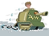 Cartoon: Schützenpanzer (small) by RABE tagged landtagswahlen,wahlergebnisse,sachsen,brandenburg,groko,spd,cdu,rabe,ralf,böhme,cartoon,karikatur,pressezeichnung,farbcartoon,tagescartoon,arzt,doktor,csu,afd,verluste,rechte,populismus,thüringen,erfurt,ramelow,mohring,kemmerich,fdp,lindner,rücktritt,parteivorsitz,vertrauensfrage,panzer,akk,kramp,karenbauer,scherben