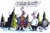 Cartoon: Schwarz-Grün (small) by RABE tagged schwarz,grün,grüne,trittin,göring,eckhardt,politbarometer,rabe,ralf,böhme,cartoon,karikatur,spitzenduo,mitte,cdu,csu,merkel,kanzlerin,koalition,union,frauenpolitik,energiewende,phänomen,nadelbum,tannen,weihnachten,weihnachtsbaum,weihnachtbaumverkauf,regie