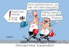 Cartoon: Showtime (small) by RABE tagged gas,gassparen,gasnotstand,gasgeben,sanktionen,gasspeicher,gasheizung,rabe,ralf,böhme,cartoon,karikatur,pressezeichnung,farbcartoon,tagescartoon,robert,habeck,putin,ukrainekrieg,bundestag,bundestagsdebatte,generaldebatte,bundesregierung,schlagabtausch,opposition,cdu,union,friedrich,merz,spd,olaf,scholz,kantine,bundestagskantine,boxer,boxhandschuhe,veilchen,blut